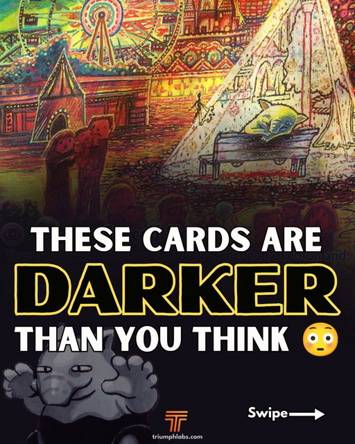 These cards are DARKER than you think 😨 