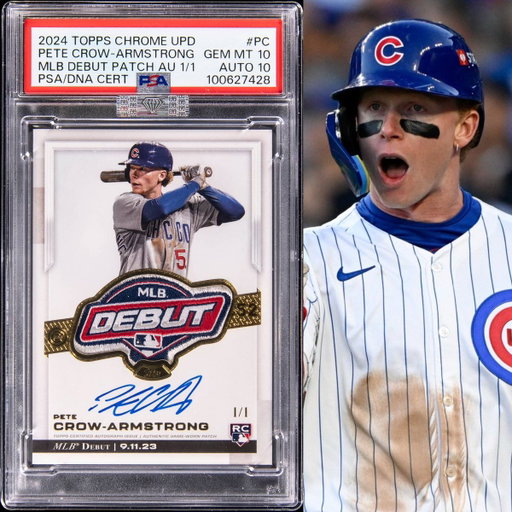 Imagine telling Pete Crow-Armstrong on the day of his MLB debut that someone would eventually pay more for the patch on his jersey that night than he’d make during an entire MLB season.

Last night, it happened.

$1.098 MILLION. 🤯 