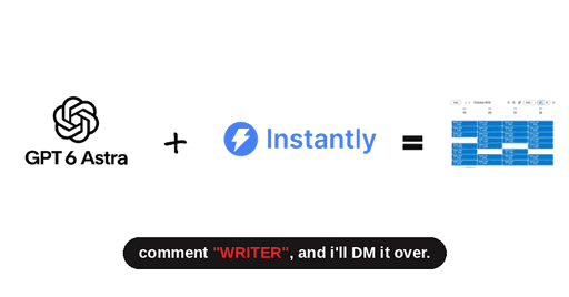 after running cold email across 570K+ inboxes and generating $10m with outbound.... we trained a GPT to write personalised emails a human would reply to.

(and i’m giving it away for FREE)

if you’ve tried to use AI to write copy in the past and it didn’t work…

it’s likely because you handed it a blank prompt and expect human-grade copy. 

that isn’t enough. 

and prospects will clock generated slop INSTANTLY, eventually burning your campaign entirely. 

so…

we’re giving away the EXACT GPT we used internally at our own agency. 

all you do: 

1. feed it context about your business
2. the AI (trained on ALL of our internal SOPs/ processes) writes the copy
3. you plug it into your next campaign

comment "WRITER", connect with me, and i'll DM it over.

p.s. this is the exact method i'd hand a customer whose "personalised" emails still get ignored.