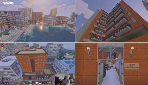 🚨Former Steelers Head Coach Mike Tomlin just revealed a first look at his Minecraft World. 

▪️City built around the water
▪️1st Building: Boutique Hotel
▪️Features a luxury spa 
▪️Therapy rooms
▪️Ballroom with glass ceiling
▪️Mens and Women's restrooms 
▪️Restaurant with balcony seating
▪️Underground speakeasy