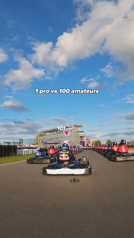 zero time wasted by @Max33Verstappen  💨

watch Max vs 100 on the Red Bull YouTube channel! 📺

🛞: @redbullracing 
🏁: @redbullmotors 