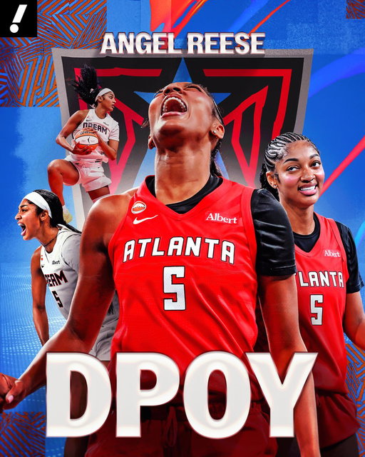 BREAKING: ANGEL REESE IS THE 2026 WNBA DEFENSIVE PLAYER OF THE YEAR 😤

Reese becomes the first Dream player in franchise history to win the award 👏 