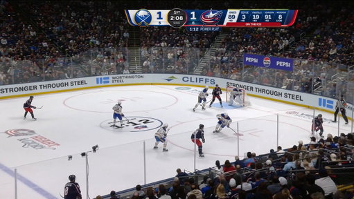 MATTHEW KNIES🚨 

He’s got his first goal as a Blue Jacket in his team debut! 🔥  