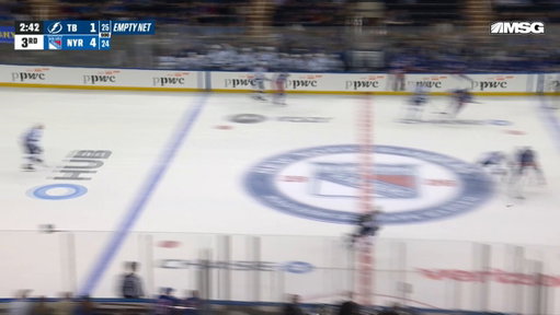 THE FIRST RANGERS GOALTENDER TO SCORE A GOAL:

IGOR SHESTERKIN 