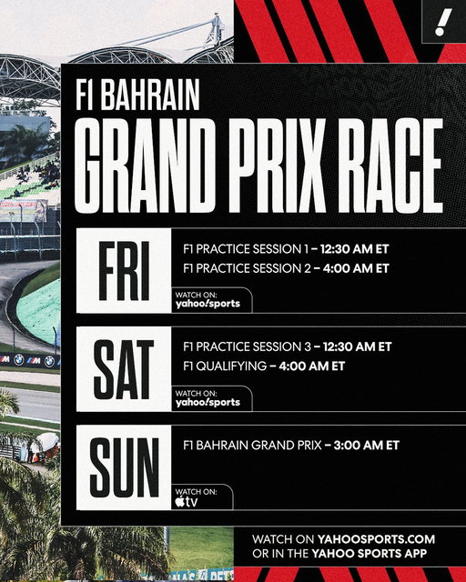 Tune-in NOW for some F1 action as the Bahrain Grand Prix weekend in Malaysia is underway 📺🍿 https://t.co/EfTR7IKoZK 