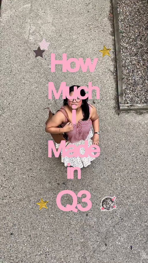 FIRST DAY OF THE MONTHHHH = Q3 recap 🥹💌✨ 
So grateful I get to earn from creating content &amp; doing what I genuinely love. 

Q3, you were SO good to me🙇‍♀️
Q4, BRING IT ON! 🪬

Brands looking for a multi-niche creator? I’M YOUR GIRL. 👀

#ugc #ugccreator #ugccontentcreator 