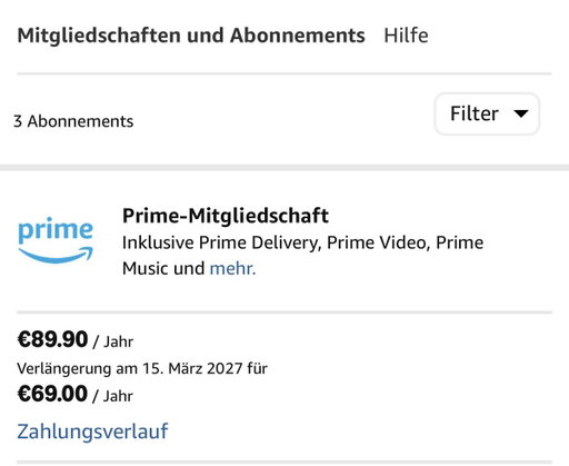 Oha, da hat Amazon schnell reagiert, mal schauen, ob das bis dahin so bleibt. Jetzt noch 3x20,- für die letzten Jahre zurück bitte danke. 