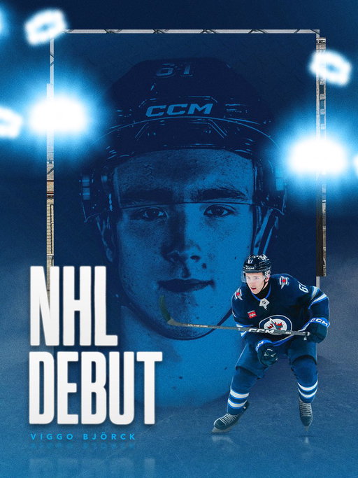 Double debut day 🤩🤩

Viggo Björck and Tyrel Bauer will make their @NHL debuts tonight. 