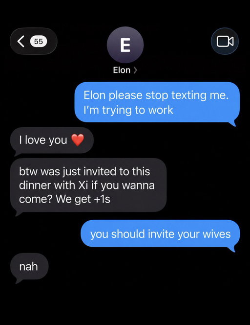 Elon and I did have this conversation on the same day 👀 