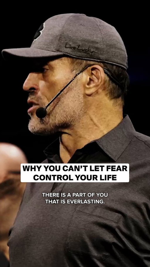 Focus on where you want to go, not on what you fear. 