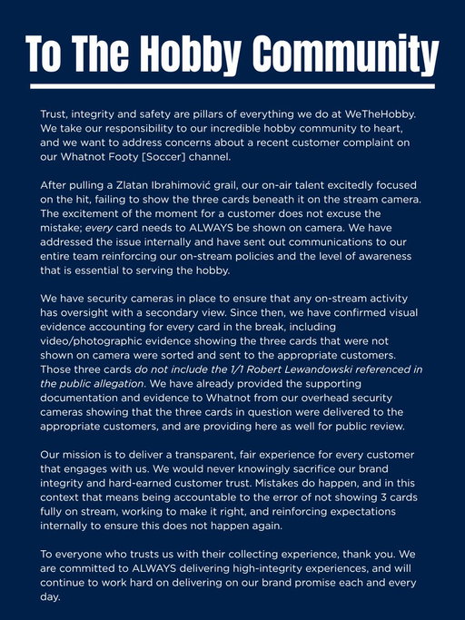 A message to our community

Thread ⬇️ 