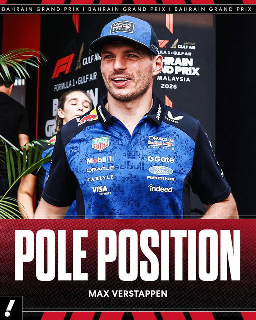 Max Verstappen captures his FIRST pole position of the season 🏁 

The two-time Bahrain Grand Prix winner looks to add another win in Malaysia on Sunday. 