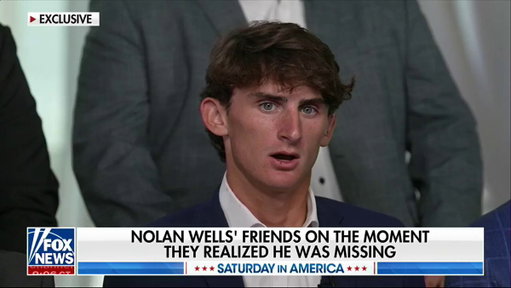 EXCLUSIVE: Nolan Wells’ friend reveals the moment he decides it’s time to call the Coast Guard.

Warren Hudson tells @kayleighmcenany he started asking questions around 10:30 p.m., texting people who were still out there after the group left.

No one they contact has heard from Nolan.

Hudson says he then called Nolan’s mother around 11 p.m. and decided that, with her approval, he was going to contact the Coast Guard.

He also describes speaking personally with a witness who reported seeing Nolan on the island around 6 p.m. @SatAmericaFNC