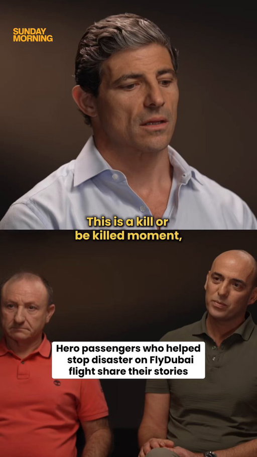 "I decided that we are going to survive."

The hero passengers who helped stop disaster aboard a FlyDubai flight to Israel are sharing their survival stories, telling @CBSMATTGUTMAN, "it was like lions that are in a killing mode." More tomorrow on @CBSSunday. 
