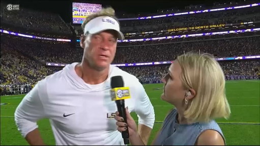 “One player, Winnie Watkins, drops two touchdowns…

Put a freshman in behind him and he went and scored two touchdowns, so that was good to see…” Lane Kiffin at halftime of LSU vs McNeese

(🎥 SEC Network) 