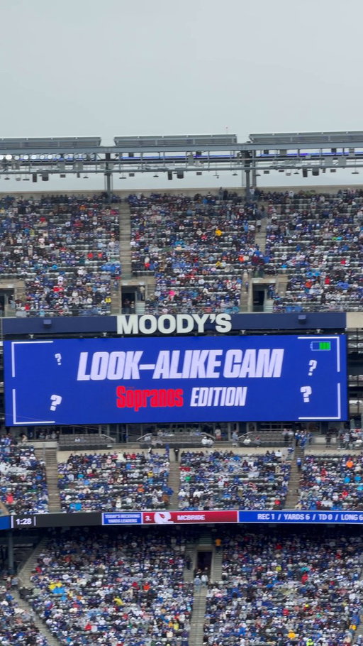 The Giants did a Sopranos look-alike cam. Most exciting thing so far 