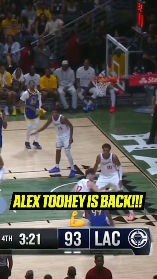 Toohey is BACK 📈 

After missing last season due to injury, former NBL Next Star Alex Toohey is back on the court with the Golden State Warriors for the #NBA Preseason. 

 #AlexToohey #GoldenStateWarriors 