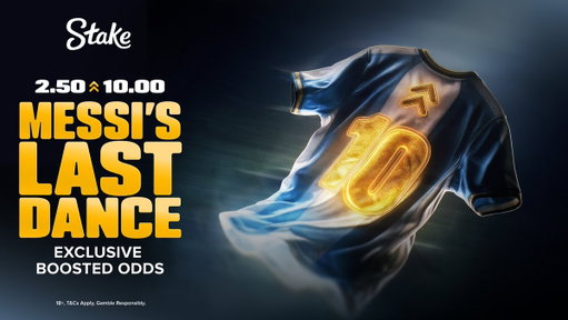 MESSI'S LAST DANCE
Boosted odds, just for him on Stake 🐐 