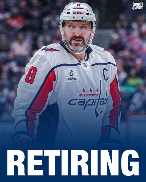 NHL all-time leading goal-scorer Alex Ovechkin has announced he is retiring after this season 