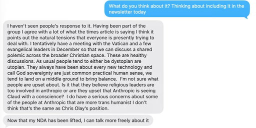 My dad's take: 