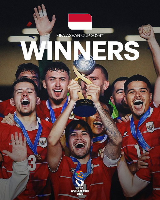 Indonesia are the FIFA ASEAN Cup 2026™ WINNERS! 🇮🇩🏆

#FIFAASEANCup 