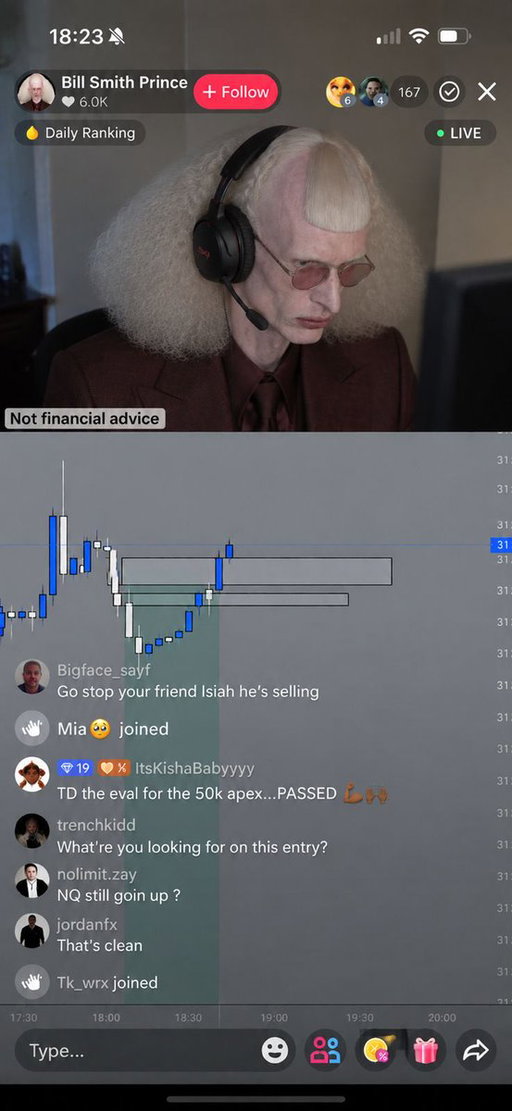 There’s a real play in running 24/7 pre-recorded AI live streams with different characters and funnelling all traffic to multiple or the same product/service… 

20 simultaneous ai live streams = $$$

Pre-recorded lives have been a thing for some time (especially in OF space) but the problem was always having creators who got time to record the videos 

Realistically all you need now is a load of different bottom half footage, and then slap AI character on top to either educate the audience, stay silent, or just to react to whatever they’re doing 

Even if people figure out the character is fake, the content itself still converts because the content is informative 

These lives would work great with: 

- Educational offers
- Any sort of software/platform 
- Health products 

And probably 100+ more 

There’s some really devious blackhat (and WH) funnels to be executed here 

You can split test characters to attract different demographics

Tons of opportunity if you get creative 

(Screenshot below is a concept)