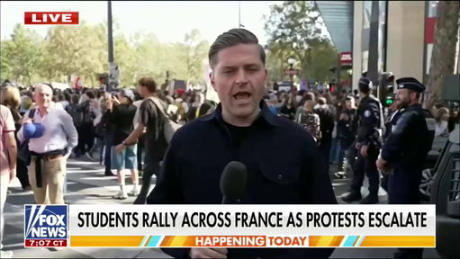 Streets in Paris erupt as thousands of protesters  face off with riot police during a nationwide day of demonstrations across France.

What began with students protesting inequality in schools, overcrowded classrooms, teacher shortages, and deteriorating buildings has expanded to include trade unions.

Authorities say as many as 5,000 people have been arrested and nearly 200 injured.

One student says protesters are taking to the streets because they want the government to hear their concerns.

Download the FOX News app for the latest details: https://t.co/BAyV31y5kz