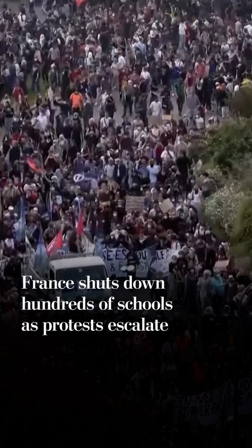 Student protests are sweeping France, with hundreds of schools and colleges shut as students protest crowded classrooms, understaffing and inequalities in education.

The demonstrations come amid anger over spending cuts, rising prices and record debt. https://t.co/aCuVhRygyA 