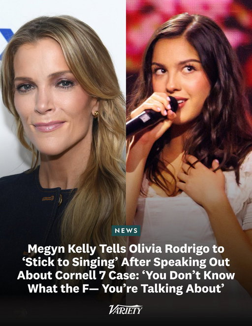 Megyn Kelly calls Olivia Rodrigo a "know-nothing moron" who should "sit down and be quiet" following the singer's support of the Jane Doe at the center of the Cornell 7 lawsuit:

“Olivia, in sum, you don’t know what the f--- you’re talking about. Shut up and stick to singing. I liked you better when you were in front of a microphone singing your weird little depressing songs... It’s better to keep your mouth shut and let people suspect you’re an idiot than to open it and prove them right. Ever hear that saying? It applies to you, sweetheart… We don’t need the participation of know-nothing morons who have been auto-tuned into fame and suddenly think they have something profound to say on the culture wars.”

https://t.co/ucKxHX6ugc