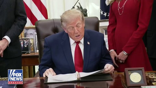 "Every single eligible minor child in America has now been automatically enrolled in a Trump account."

President Trump announces the nationwide expansion of Trump Accounts, saying the program creates an investment account designed to grow for children over time.

More than 60 million additional eligible children now have accounts ready to be claimed, with parents, family members and employers able to contribute once a parent or guardian activates the account.
