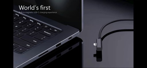 This is cool! Magnetic USB C charging 
