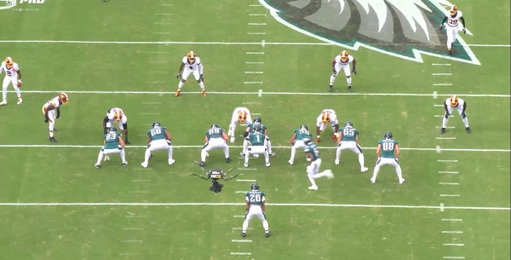 Every Cam Jurgens pass block rep at CENTER in Week 1 