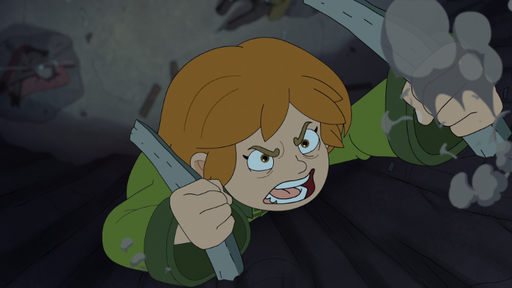 Abaddon and Esther... in a fight? Surely this can't end well. Enjoy this sneak peek of HAUNTED HOTEL before Season 2 drops this Friday on October 9! 