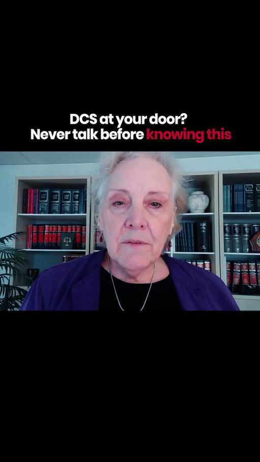 What you say to a DCS caseworker can be used against you, even innocent statements. ⚠️️ 