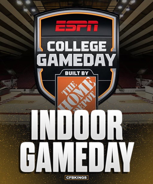 BREAKING: Due to the hurricane headed toward Alabama, College Gameday will take place inside Coleman Coliseum, the Tide’s basketball arena. 