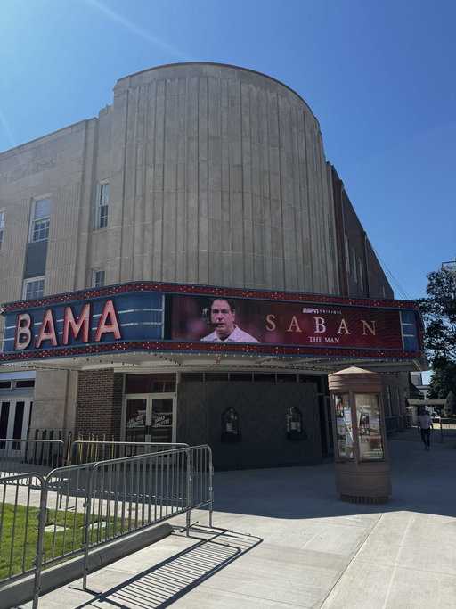 #Saban documentary coming out today. Scenes currently in Tuscaloosa #RollTide 