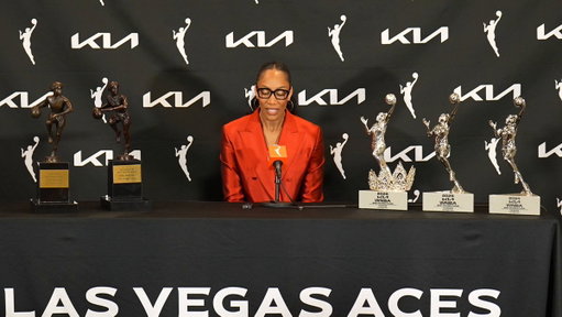 "15-year-old A'ja wasn't sitting up here dreaming about being a 5-time MVP. She wasn't dreaming about being a 3-time champion. She was dreaming about surviving this world."

