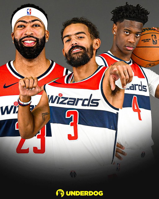 Wizards' new trio in preseason debut

Anthony Davis:
16 PTS, 7 REB, 6-11 FG

Trae Young:
15 PTS, 4 AST, 3-6 3PT

AJ Dybantsa:
11 PTS, 2 AST, 4 STL 