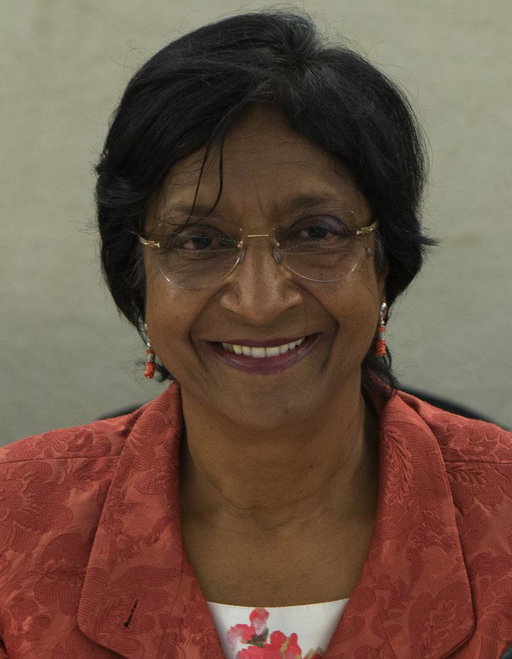 Navi Pillay wins the Nobel Peace Prize.

The South African jurist previously served as UN human rights commissioner. 