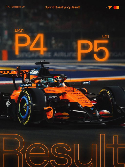 Bring on the Singapore Sprint 👊

#McLarenF1 | #SingaporeGP🇸🇬 