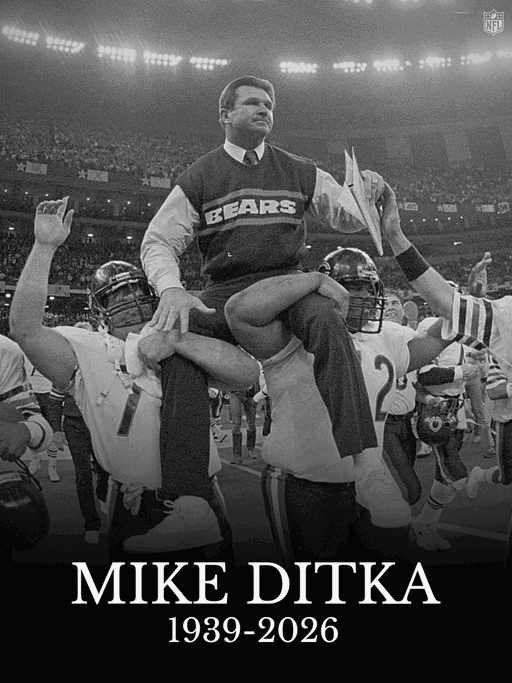 The NFL is deeply saddened by the passing of Hall of Fame coach and tight end, Mike Ditka. 

Our thoughts are with his family and loved ones. ❤️ 