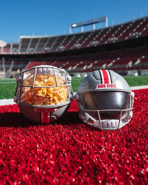 THE best popcorn bucket in College Football 🔥🅾️

Grab the NEW Stadium-exclusive football helmet popcorn bucket at the game this Saturday‼️

#GoBucks 