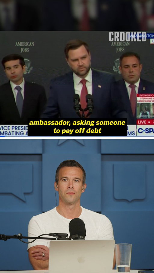 "She might be the dumbest f*cking criminal in the world." –Dan Pfeiffer responding to the Kimberly Guilfoyle story where she allegedly asked a Trump donor to pay her $100,000 credit card bill in exchange for access to the Trump adminstration. 