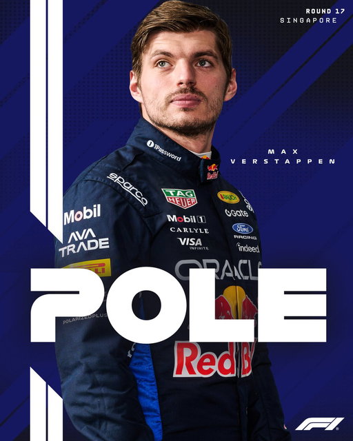 IT’S MAX 🤩

VERSTAPPEN TAKES POLE FOR THE SINGAPORE GRAND PRIX!!

#F1 #SingaporeGP 