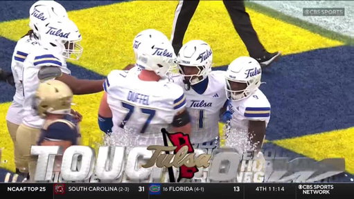 Have you ever seen a touchdown like this?! 
@TulsaFootball 
