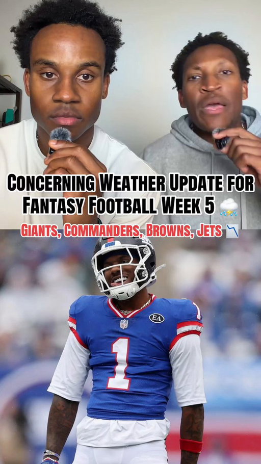 Don’t expect high passing volume in these games! #fantasyfootball #maliknabers #deshaunwatson #aaronrodgers #jaydendaniels 