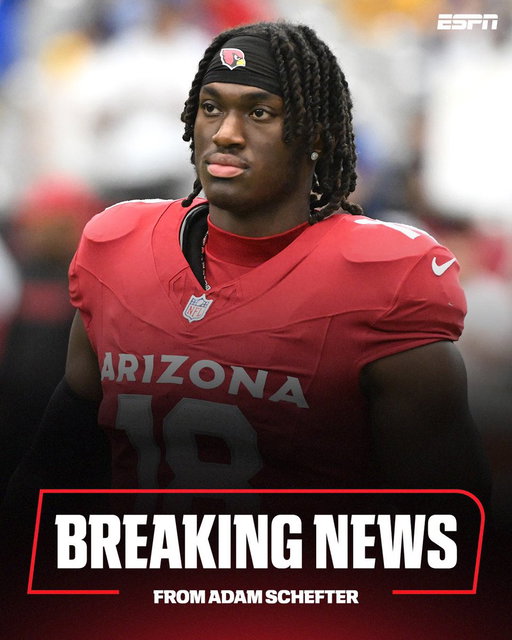 Trade: the Arizona Cardinals have agreed to trade WR Marvin Harrison Jr. and 2027 7th-round pick to the Houston Texans in exchange for a 2027 2nd-round pick and 2027 6th-round pick, per @rapsheet and me. 