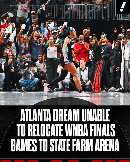 The Dream hoped to play at State Farm Arena, which seats more than 17,000 people, but were unsuccessful as the arena is currently booked during Games 3, 4 and 6 for a concert and two Atlanta Hawks regular-season games, per @ItsMeghanLHall.

Atlanta will play at their 2026 home arena, the Gateway Center Arena, that has a capacity of 3,500. The Dream will have all home games at State Farm Arena next season.