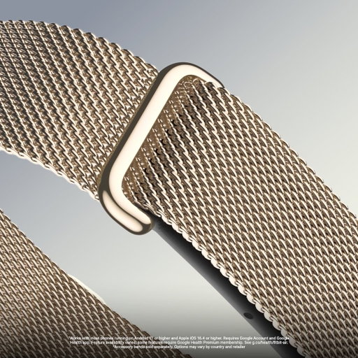 Fitbit Air cleans up nice 🥂

The Metal Mesh Band adds an elegant finish in Silver or Champagne Gold. Don’t have a Fitbit Air yet? You can get Champagne Gold bundled with our Obsidian Performance Loop.

Pre-order: https://goo.gle/4yGcNvx 