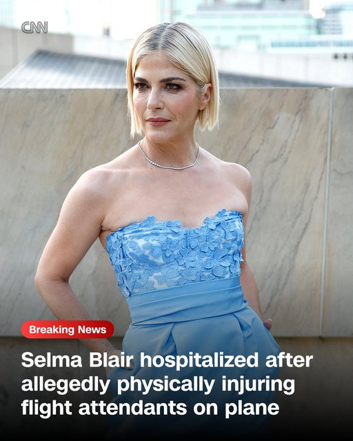 Selma Blair was hospitalized and is in stable condition after allegedly injuring crew members aboard a Delta flight, police say https://t.co/8EBUUJ7L7l 